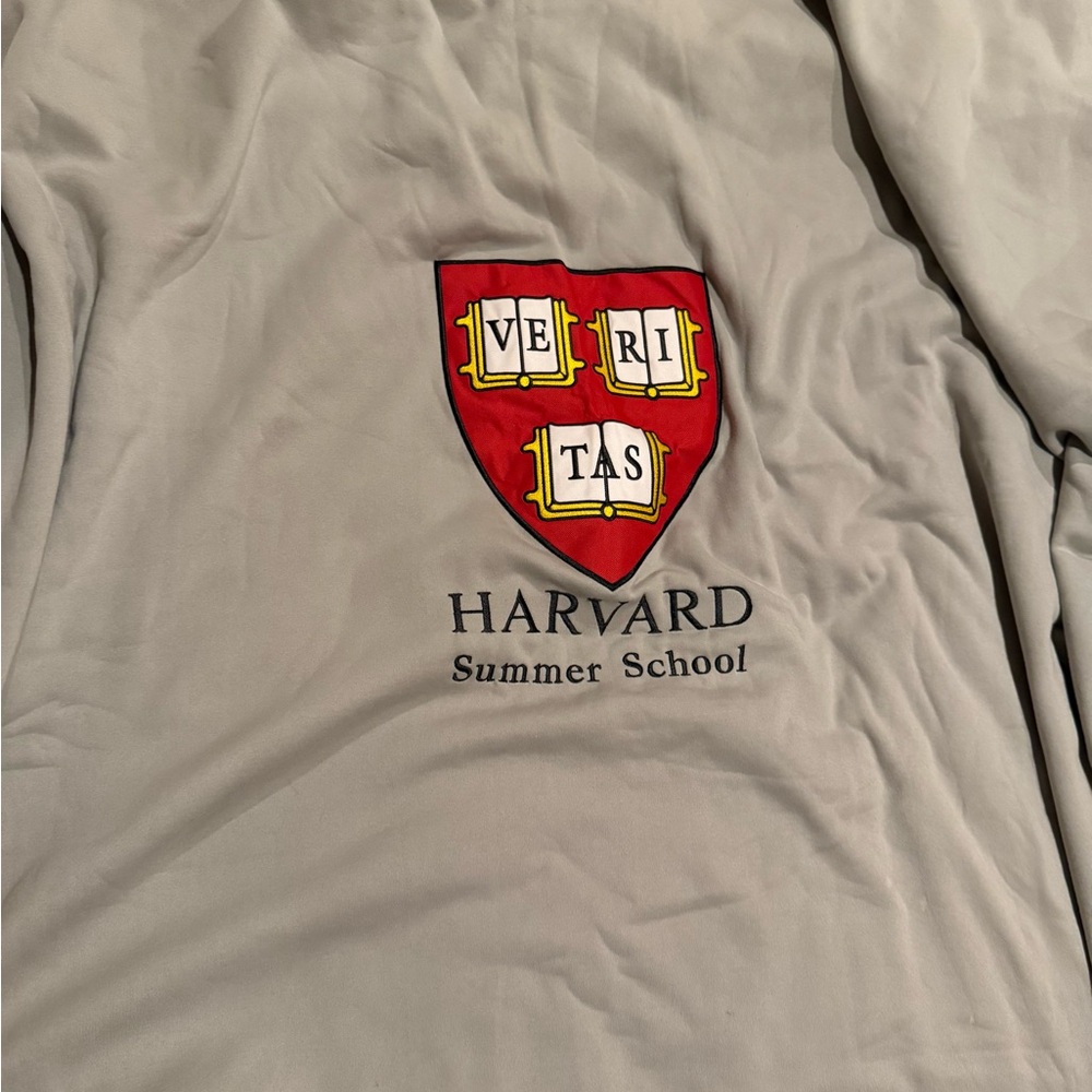 Harvard Summer School Gray Blanket